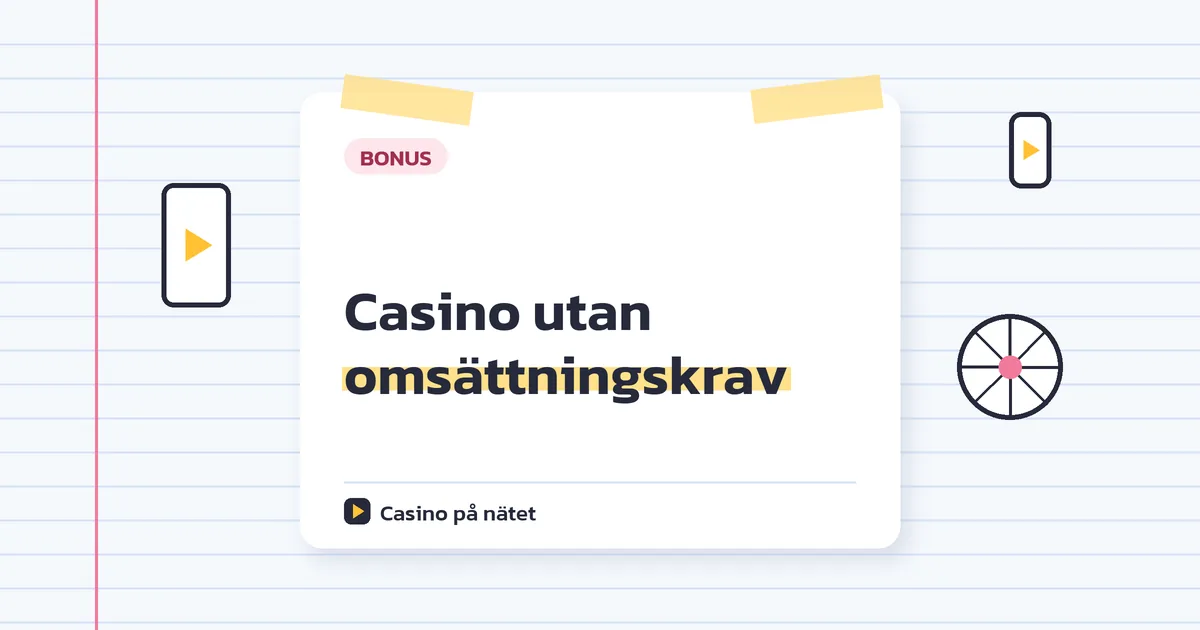 Casino utan omsättningskrav