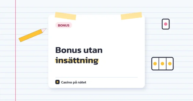 Bonus utan insättning