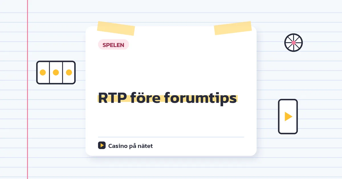 RTP före forumtips